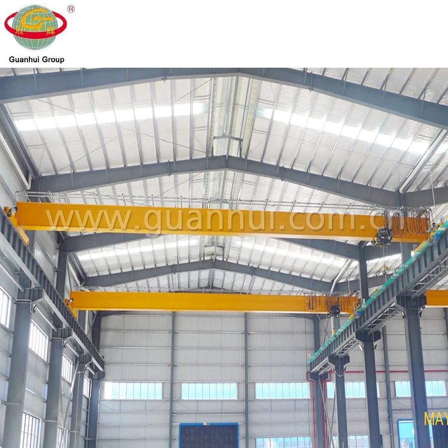 Professional design electric single bridge crane 2 ton