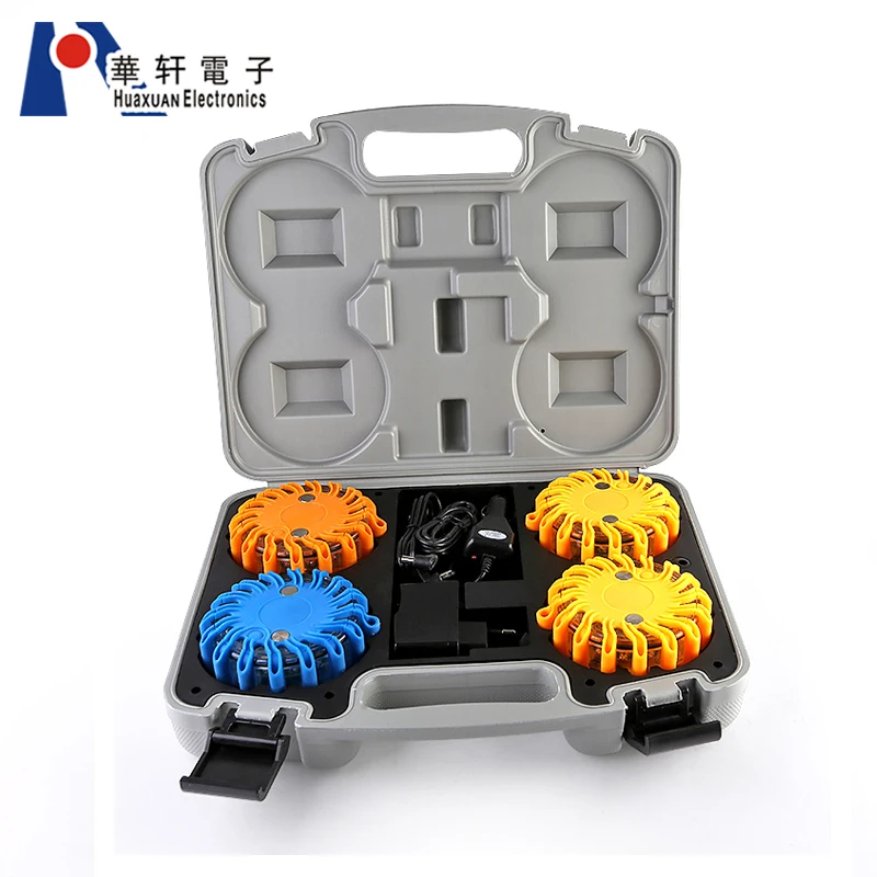 Источник заводского светодиодного дорожного сигнала, комплект мигающих сигнальных ламп, аварийный дисковый маячок, дорожный сигнальный фонарь