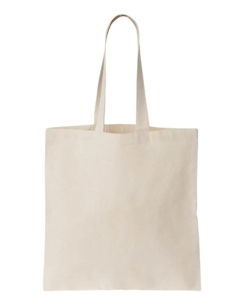 Wholesale Shopping Large Canvas Cotton Tote Bags With Handle With Logo Custom