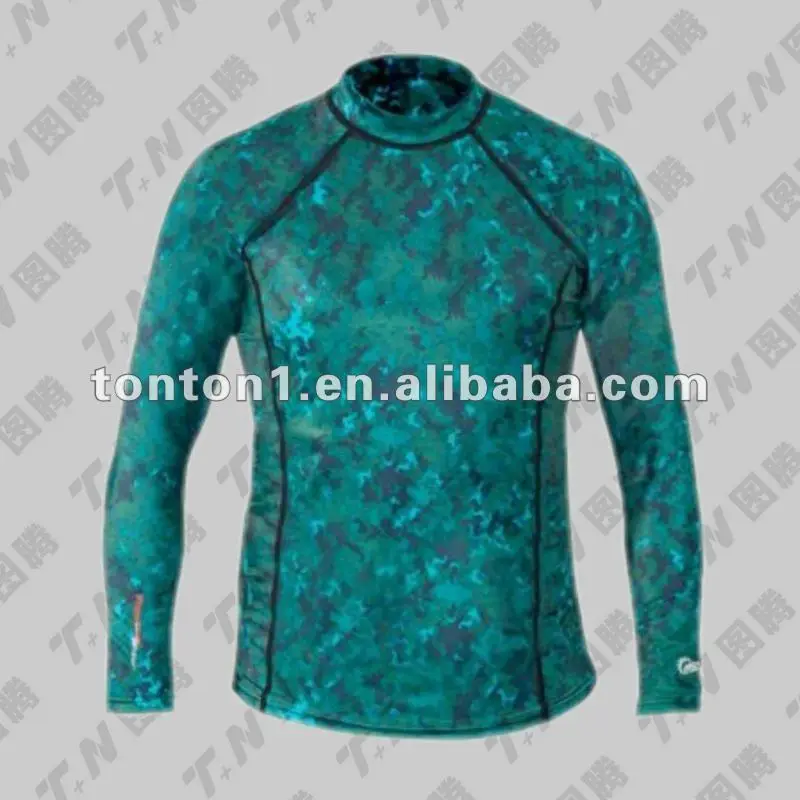пользовательских спандекс лайкра rashguard сублимации