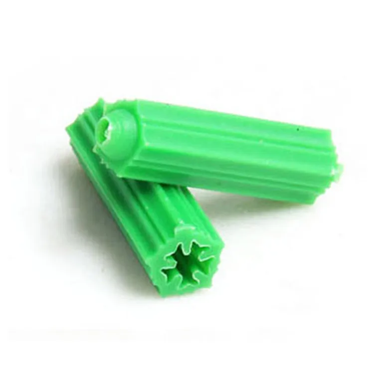 Green Expanding Plastic Anchor Wall Plug