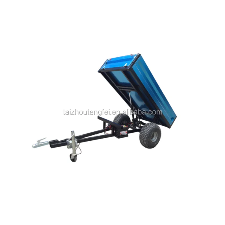 Factory sale hydraulic small dump trailer