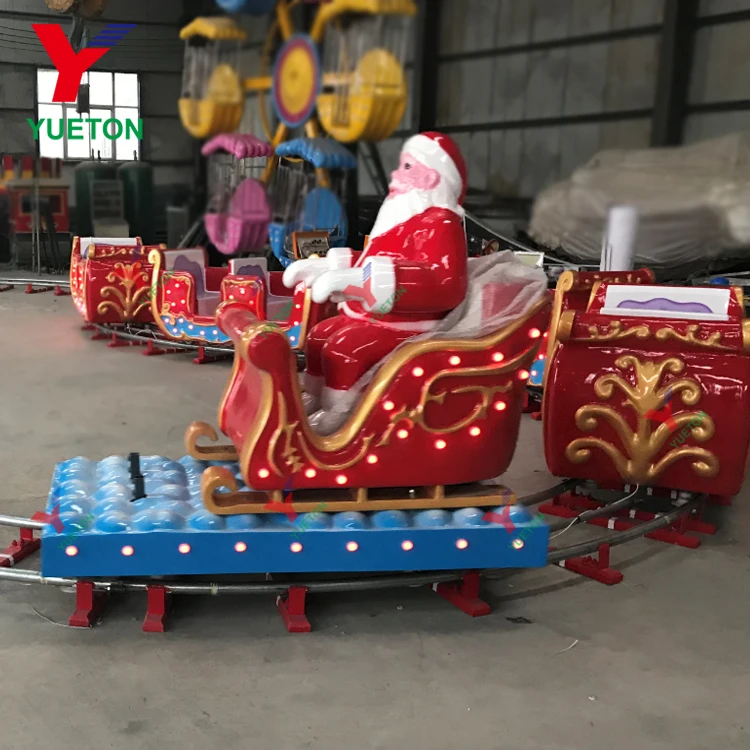 Yueton Outdoor Electric Track Train Christmas Rides For Kids