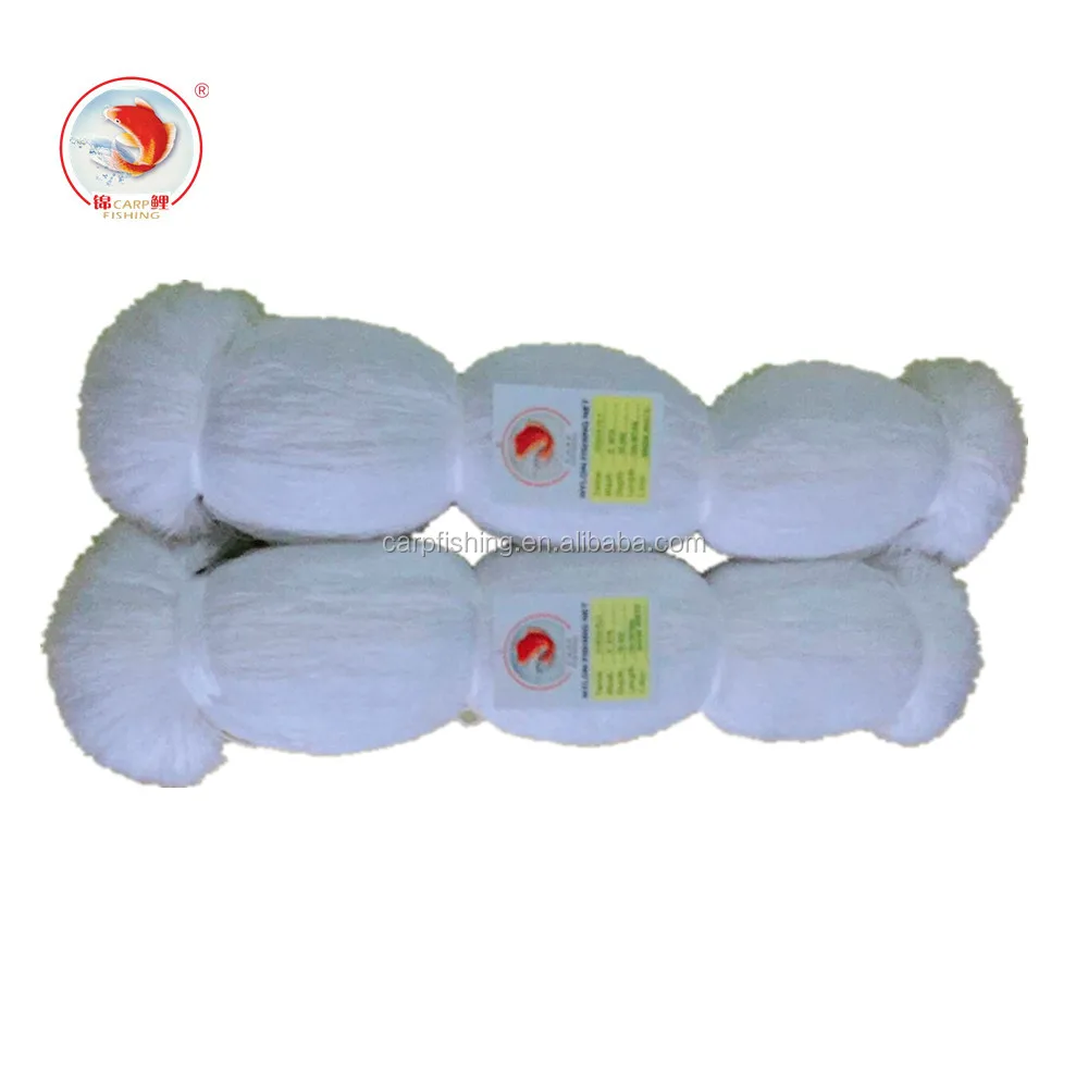 Snow white nylon multifilament fishing net supplier