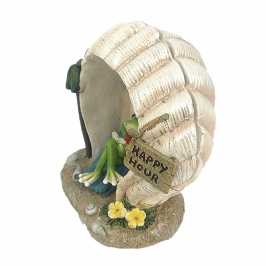 Popular frog Statue Polyresin Figurine Garden Decoration