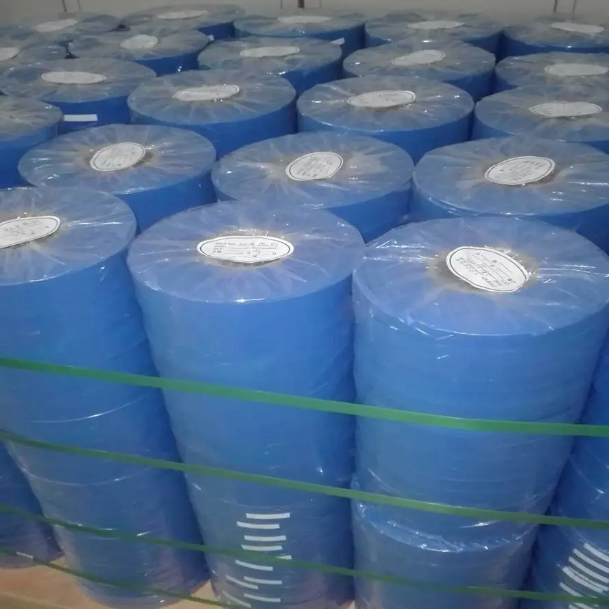 Синяя этикетка из ПВХ 45 мм/подъемная плоская ленточная этикетка и этикетка с храповым ремешком