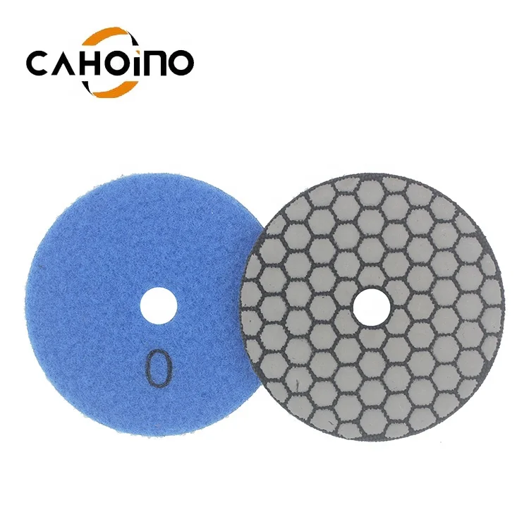 4 Inch Diamond Dry  Granite Marble Buffing And Polishing Pads For Stone