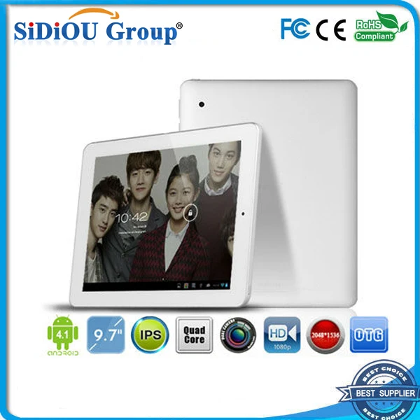 Ainol NOVO9 Стрельба четырехъядерных процессоров Tablet PC 9,7 дюймовый Retina 2048x1536 пикселей Jelly Bean 2 Гб оперативной па