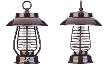 Rechargeable Outdoor Bug Zapper with Lighting Solar Mosquito Killer UV Lamp USB Bug Zapper