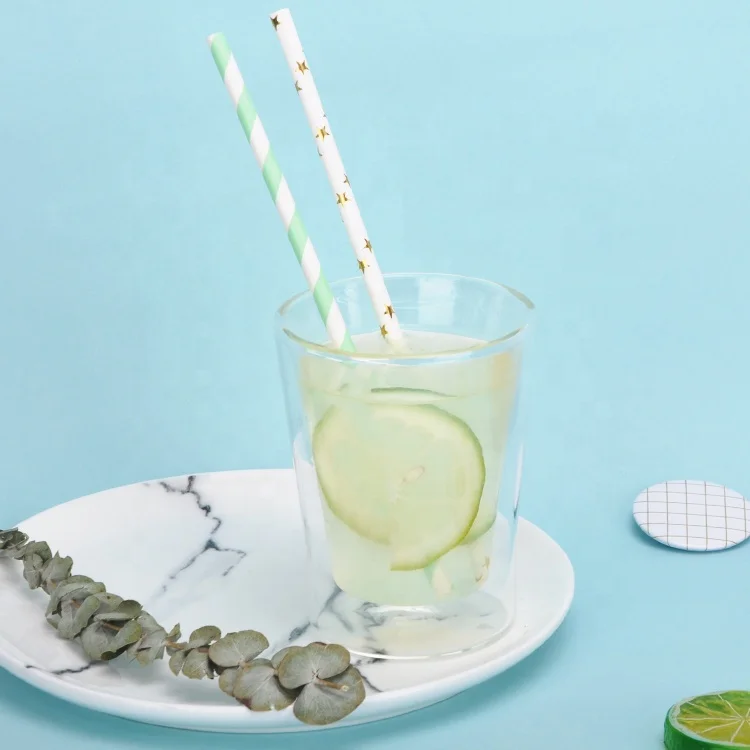 
Eco friendly disposable drinking paper straw 