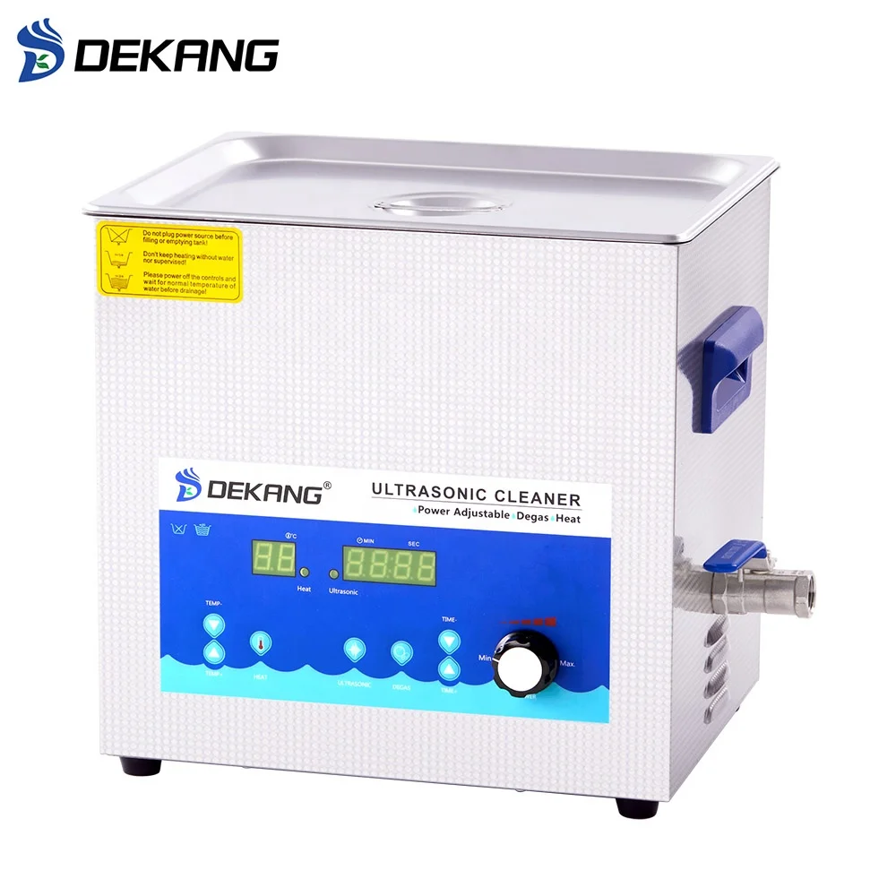 Ультразвуковая кавитационная машина на 10 л для электрических компонентов с регулируемой мощностью для очистки слепой зоны