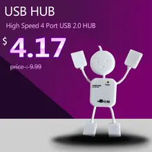 USB HUB High Speed 4 Port USB 2.0 HUB with Cable 480Mbps Computer & Networking Peripheral USB HUB Conventrator + retail package
