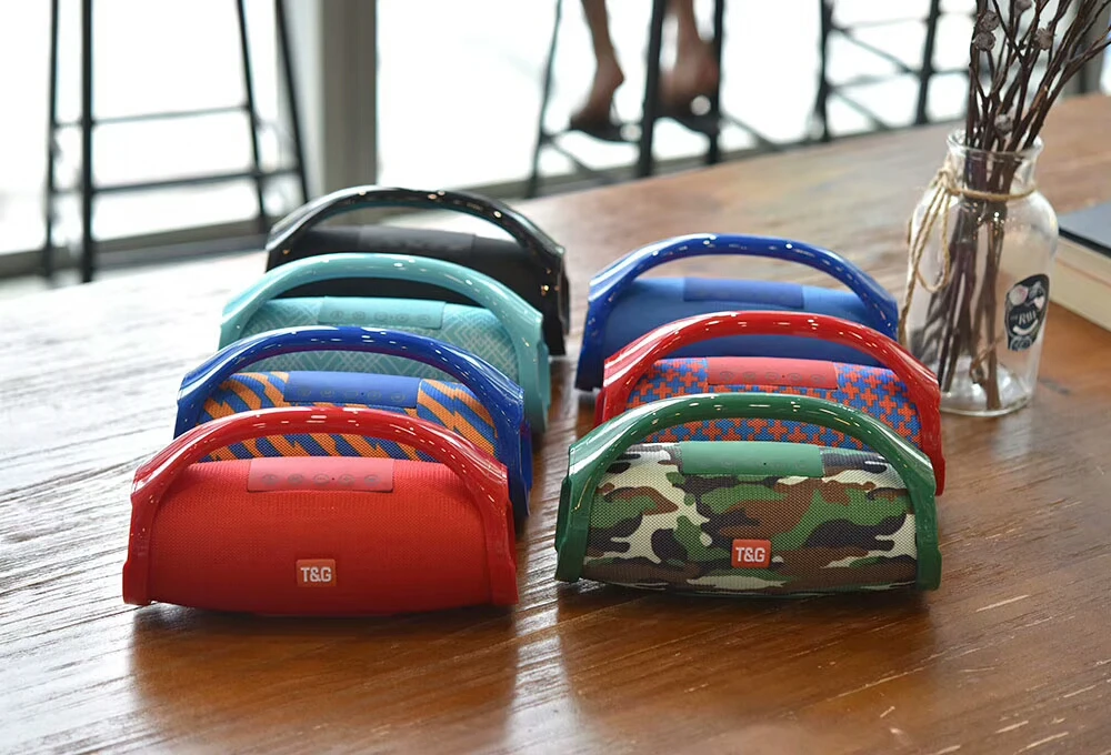 Hot Sale  Boombox TG136 great quality  led torch bulb sound box speaker