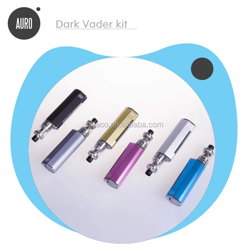 Разноцветная электронная сигарета Auro для курения, набор мини-c, регулируемый канал, оптовая продажа