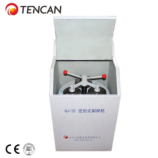 China Tencan GJ-3 Quick Grinding Lab Vibratory Sampling Machine, Lab Bowl Grinder