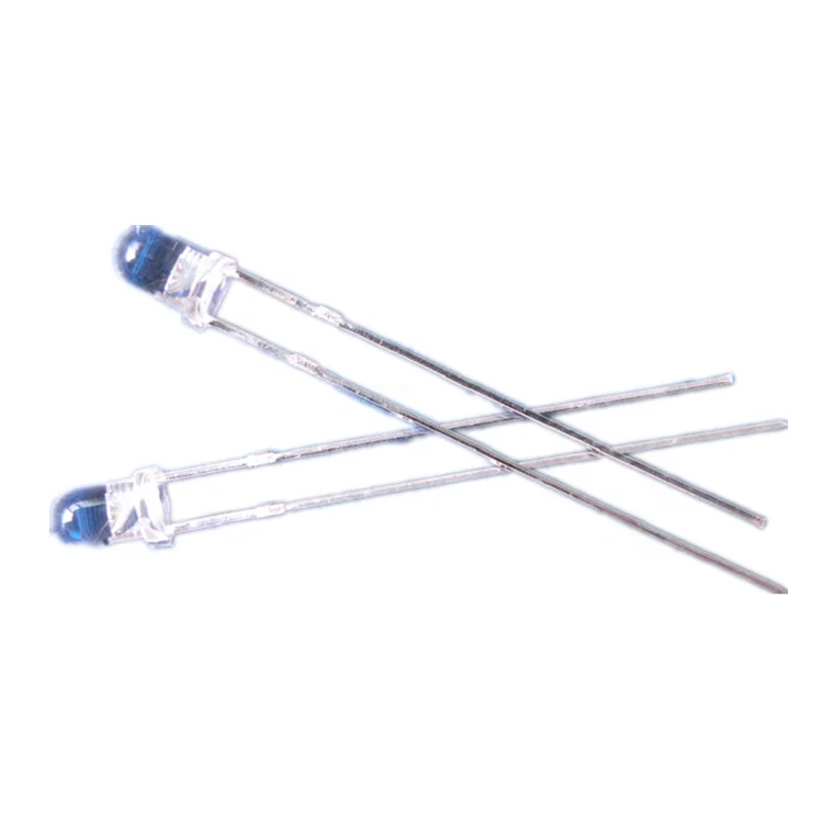 Special wavelength LED supplier  sell water clear lens T1 3mm 1200nm 1550nm 1650nm 1720nm InGaAsP through hole infrared diode