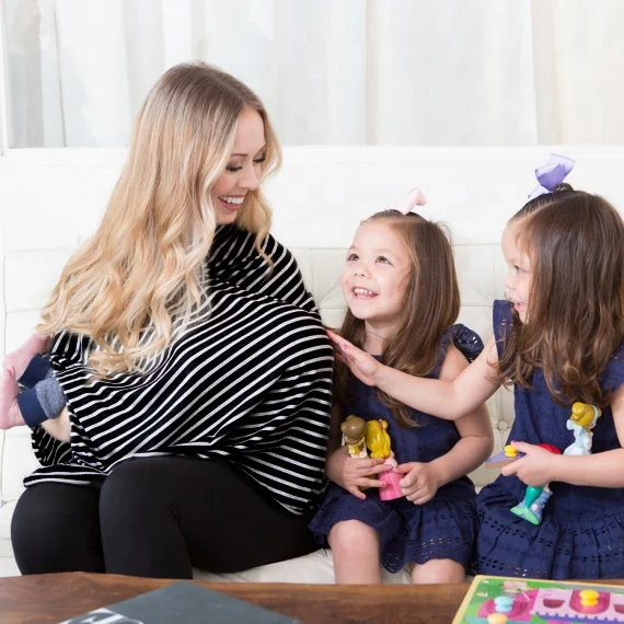 Plus Size Spandex Polyester Baby Car Seat Canopy Poncho Multi Use Nursing Scarf Breastfeeding Protector Cover