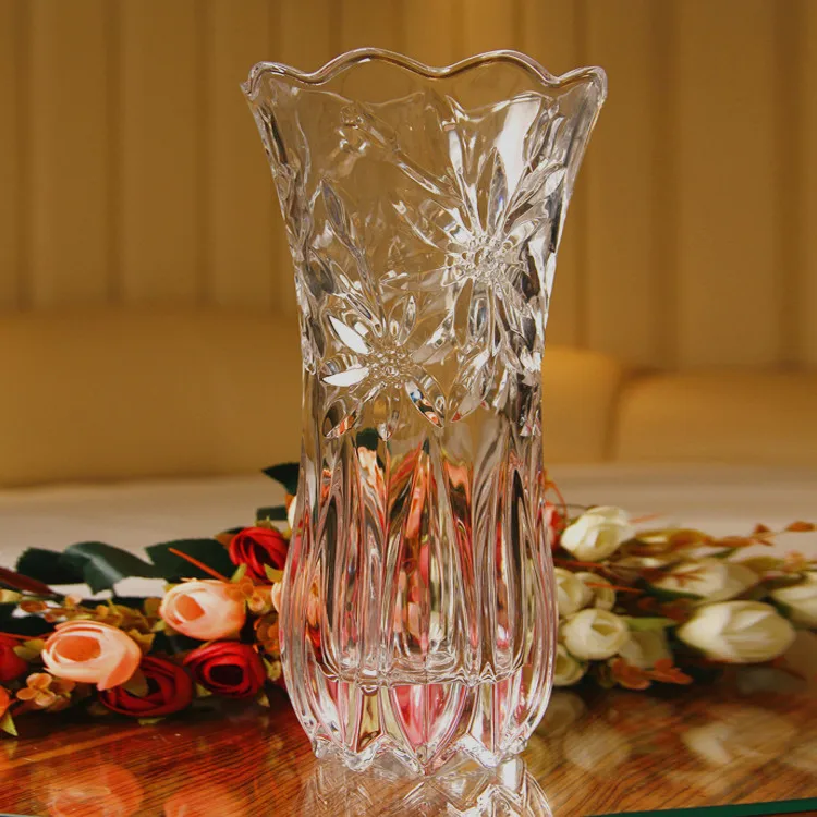 Wholesale cylindrical crystal vase