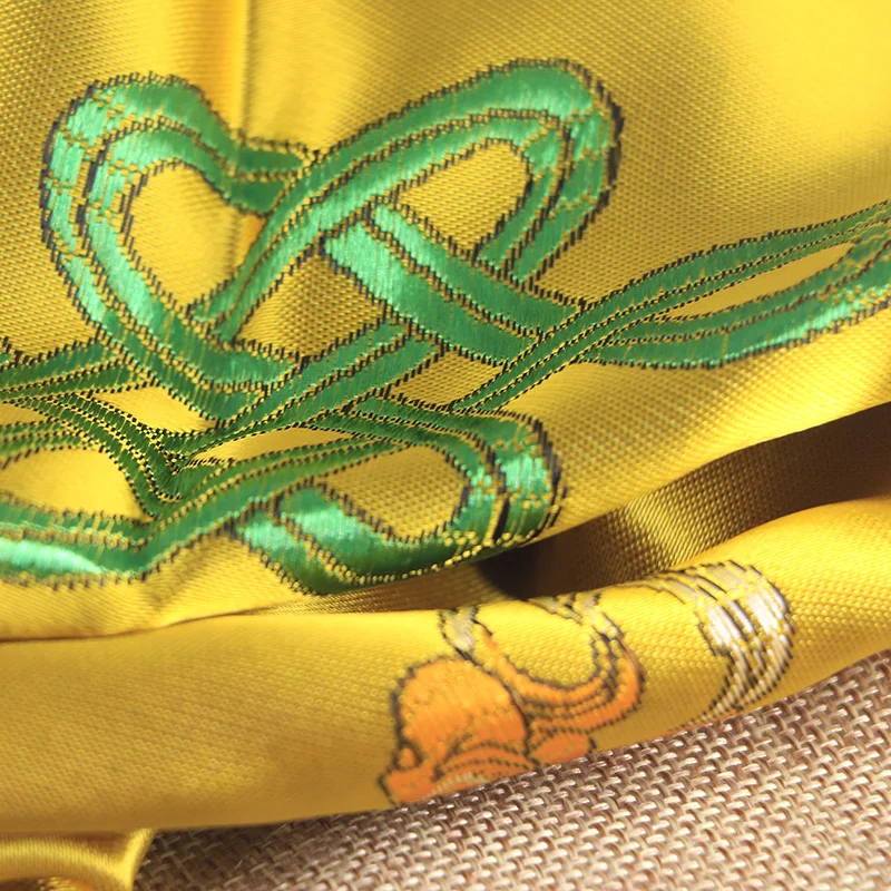 
Tibetan Mongolian noble etiquette five-color thickening jacquard auspicious eight treasures Hada 