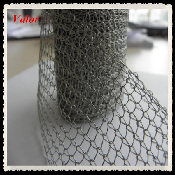 Iso CE дешевые 304 из нержавеющей стали трикотажные проволочные сетки для газа Жидкий фильтр / сетка влагоуловитель