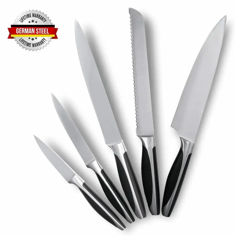 5-Piece High-Carbon German Forged Steel Knife Set Sharp Knives with Stylish Design