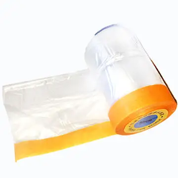 automotive painting windproof master masking film with painting masking tape