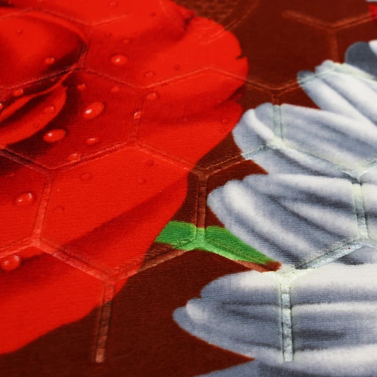  3d design embossing flower
