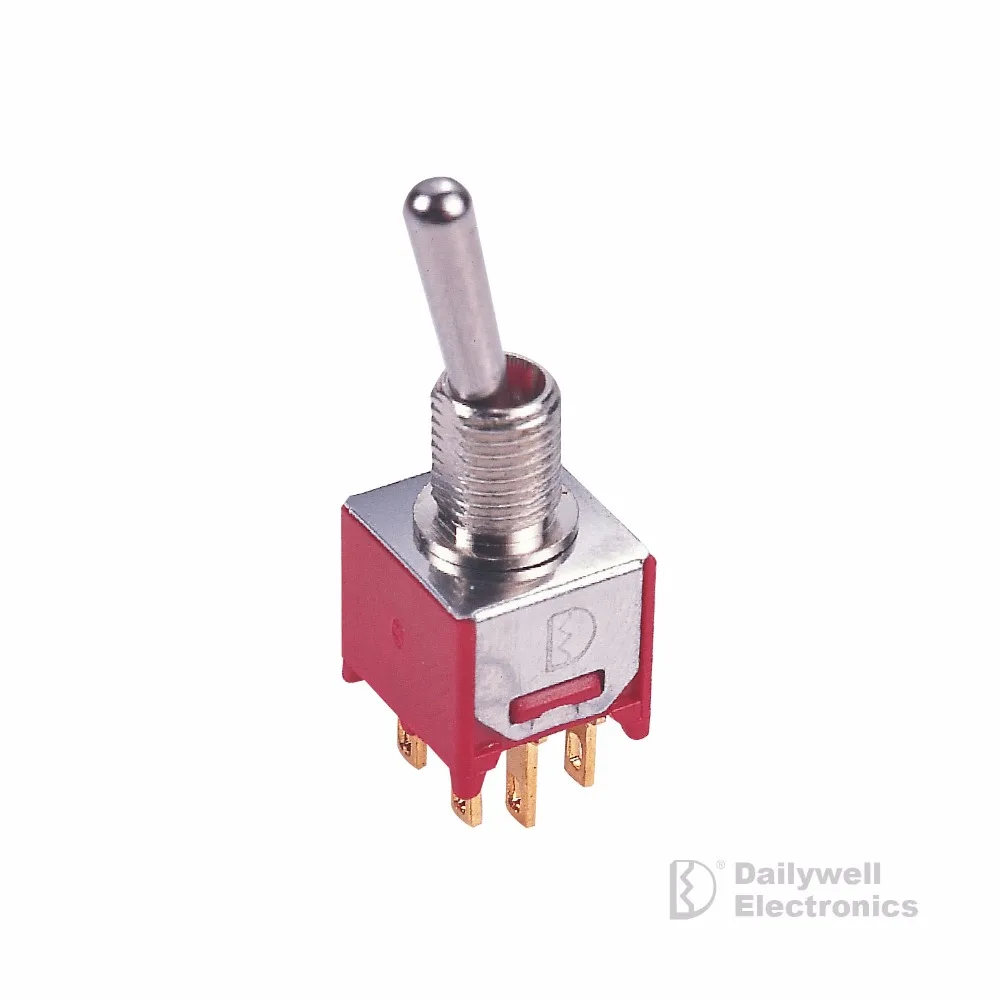 
DPDT 6P SPDT 3P Miniature Toggle Switch 