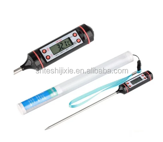 Стеклянный лабораторный термометр TP101 с ЖК-зондом