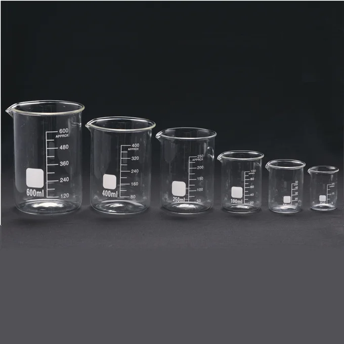 
High Quality Customize Laboratory Pyrex Borosilicate Glassware measuring Glass Beaker 