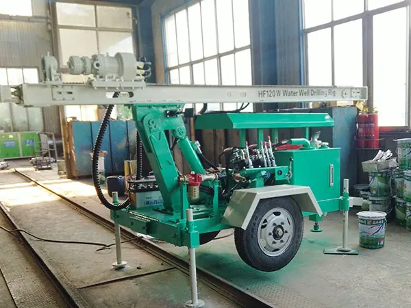 Небольшая буровая установка для водяных скважин HF150W продажи/простая в эксплуатации