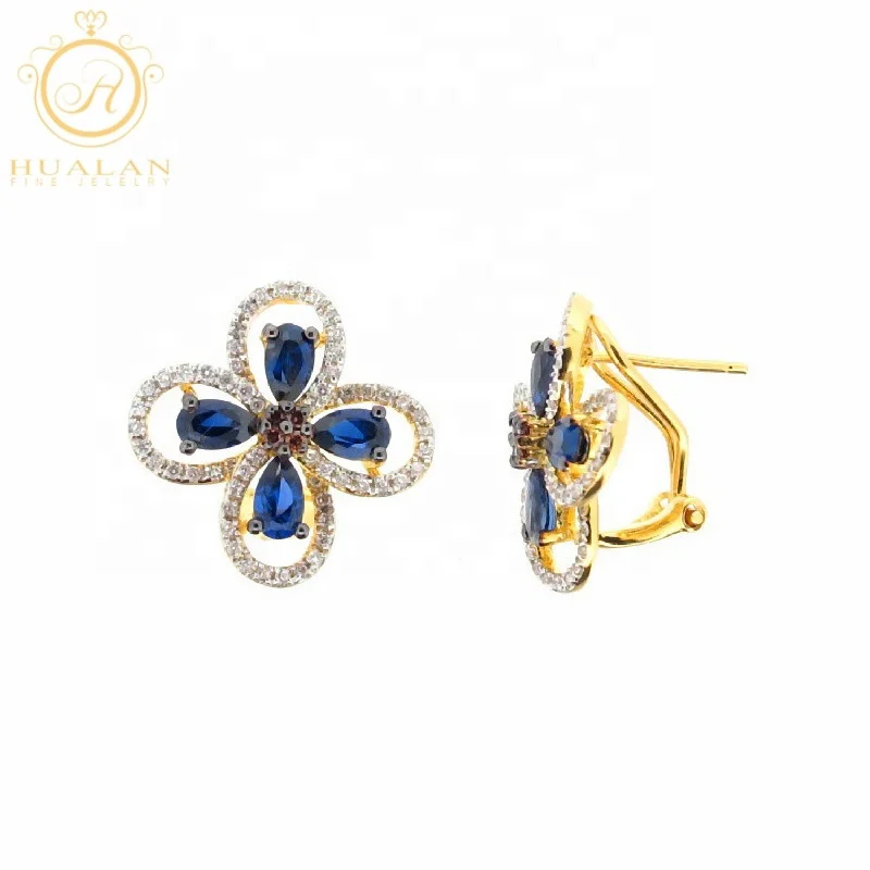 
Women Jewellery Real 925 Sterling Silver Necklace Earring Ring 4 Pieces Jewellery Wax Models 18K Gold Plated Set 