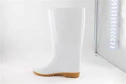 Jarvis High quality Food Industry  PVC Oil Resistant Anti fouling Cleaning Simple Safety Slaughter Outdoor Rain Boots for Men