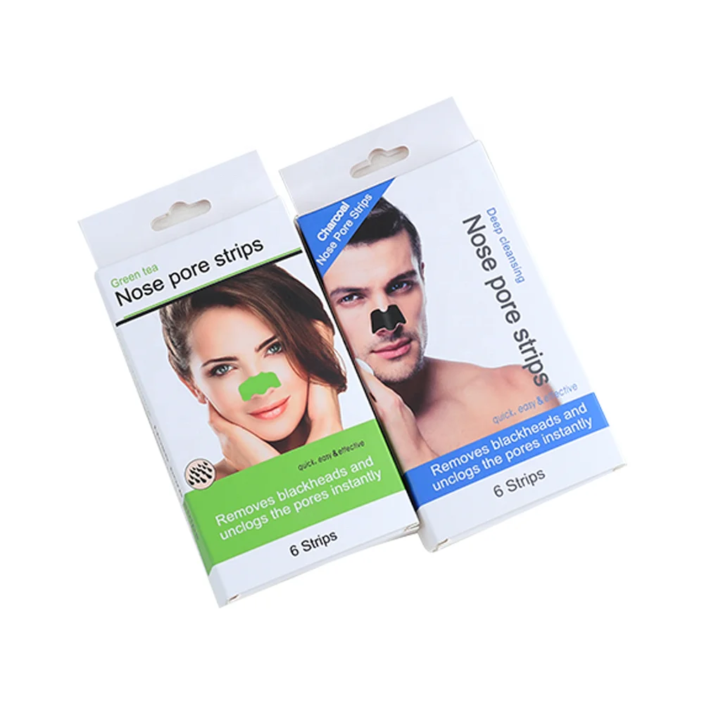 Частная марка, косметика для удаления черных точек на носу, полоски для глубокого очищения пор, полоски для глубокого очищения пор в носу зеленого чая