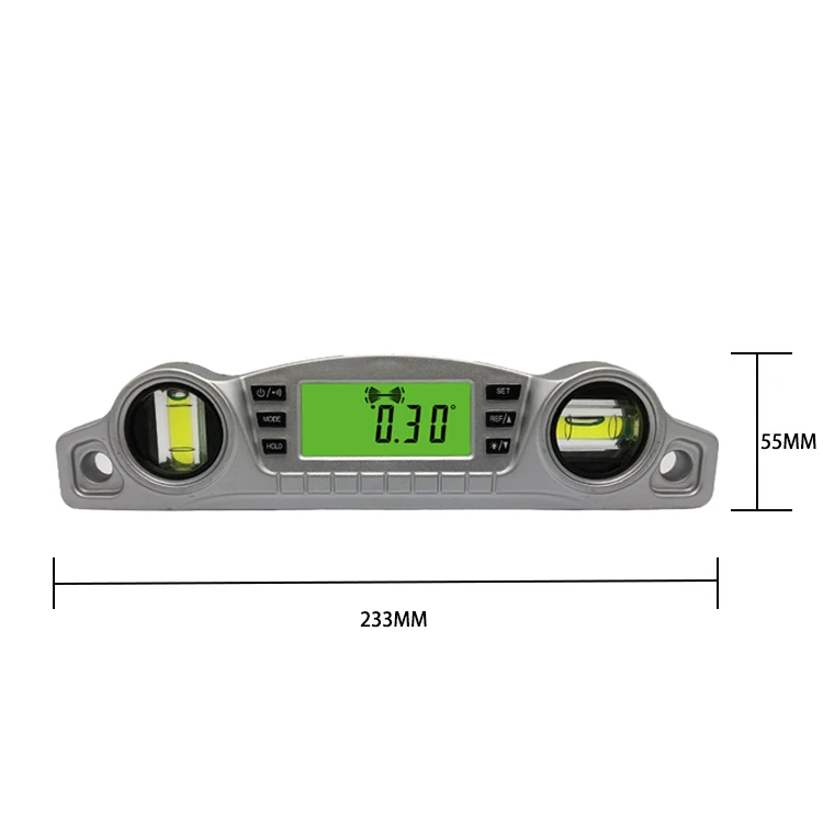 9 inch Digital Spirit Level Levelling Instrument Electronic Digital Ruler with 2 bubbles DL120