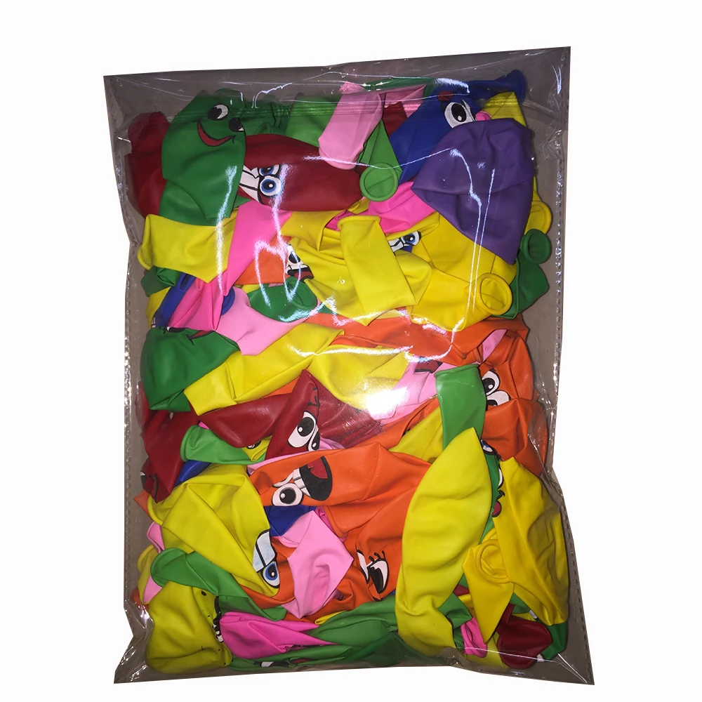 12inch colorful smiling latex balloon