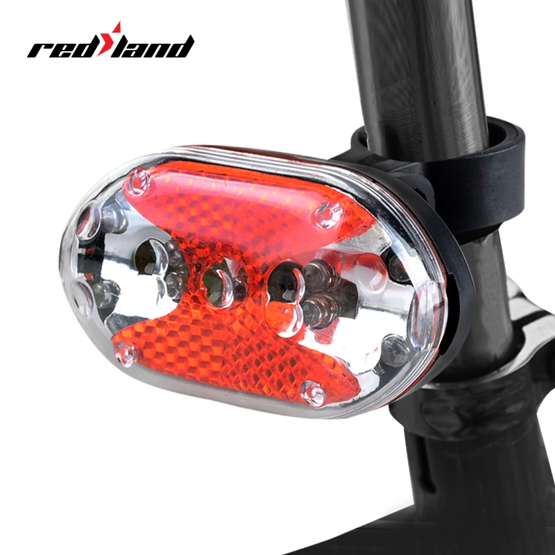 Outdoor Waterproof Anti Fog 9 LED Color Ring Flashing Cycling Bike Warning Rear Tail Light