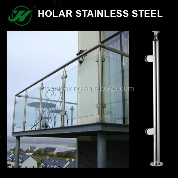manufacturer side mount Glass balcony railing,terrace railing designs,railings for terraces