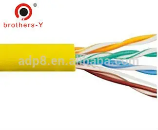 высокое качество завода цена чистой меди cat5/cat5e сетевой кабель оптовая из китая