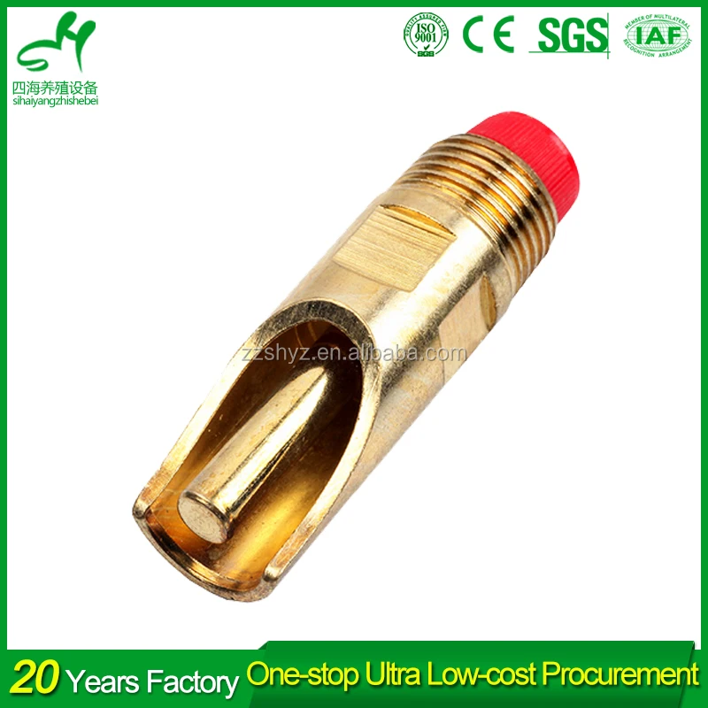 Оптовая продажа Нержавеющей Стали Воды Свинья Ниппельные Поилки Для Свиней Сельскохозяйственное Оборудование