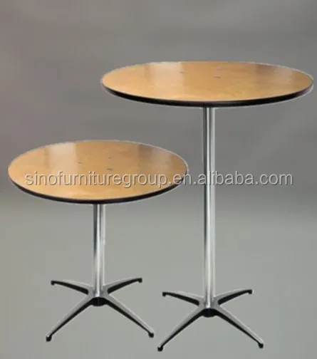 Multifunctional outdoor solid wood wedding folding tables, cocktail table