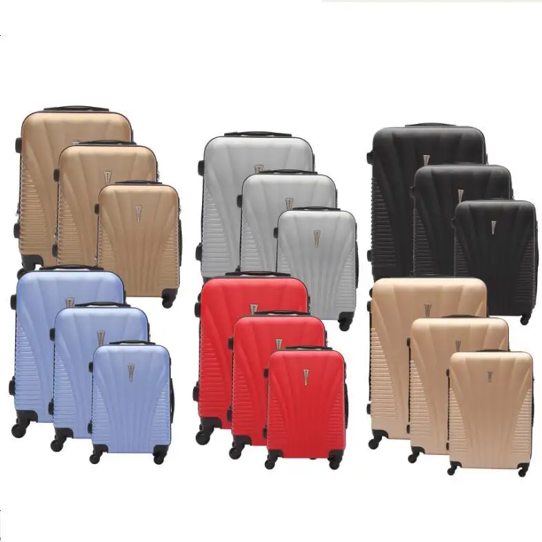 Big Size Travel World Trolley Bags with Full 210D Lining Trolley Travel Bag Luggage Suitcase Set