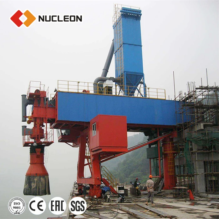 
Nucleon Mobile Harbour grad Ship Unloading Crane 95ton 