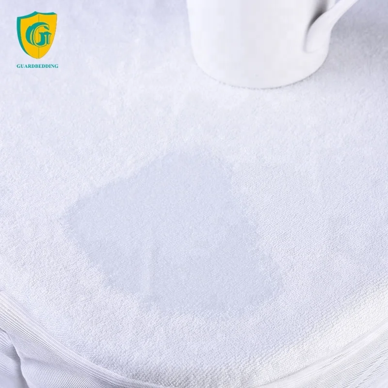 hypoallergenic natural 100% polyester soft coral fleece fabric mattress protector fitted sheet style  vinyl free