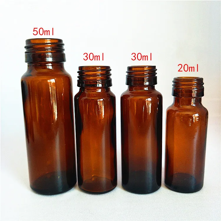 20ml   pharmaceutical oral liquid amber glass bottles with stopper and aluminium cap