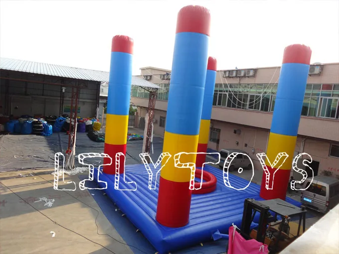 Inflatable Kids Jumping Trampoline Mini Bungee Jumping Bungee Bouncer