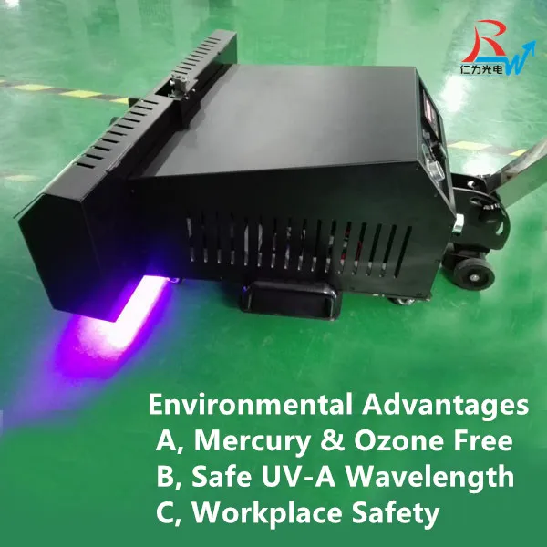 
Mobiele kar UV LED curing apparaat voor floor coating 
