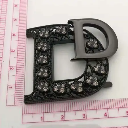 Классические пряжки для обуви с декоративным узором из циркония