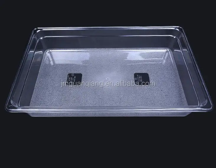 food grade approved 1/6 size polycarbonate food container restaurant gn pan