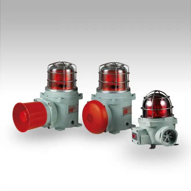 2024 New Explosion proof warning light high efficiency LED flashing rotating strobe ATEX, IECEX certificate SESA